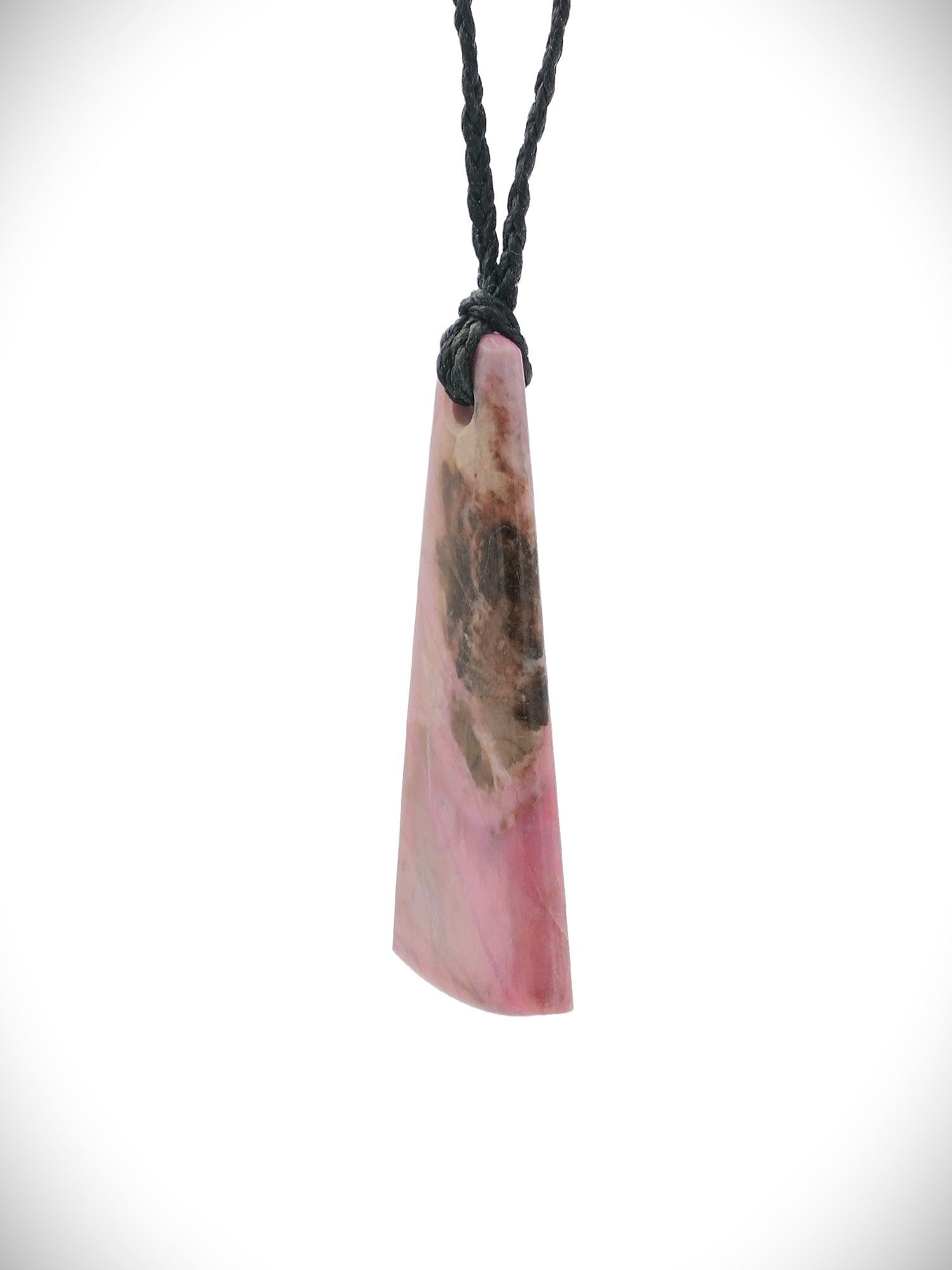 Moko Pounamu Kuru (Drop) NZ Genuine Rhodonite Stone - Onapua