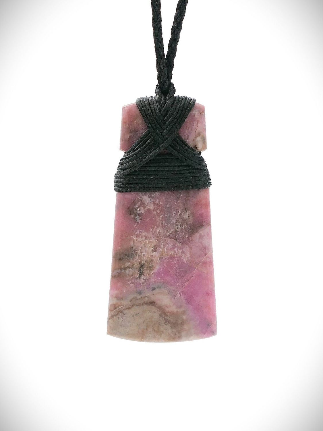 Moko Pounamu, Toki NZ Genuine Rhodonite Stone - Kaiaho Moko Pounamu, Toki NZ Genuine Rhodonite Stone - Kaiaho