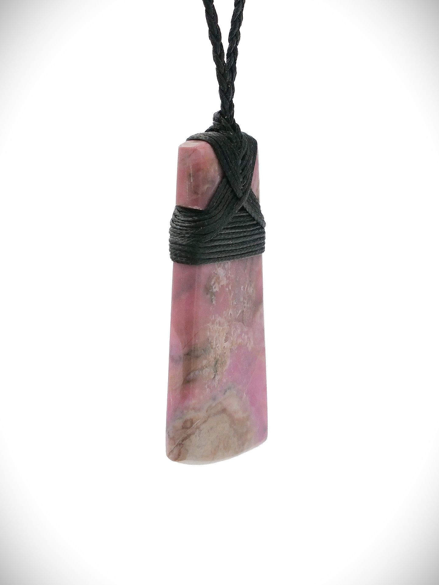 Moko Pounamu, Toki NZ Genuine Rhodonite Stone - Kaiaho