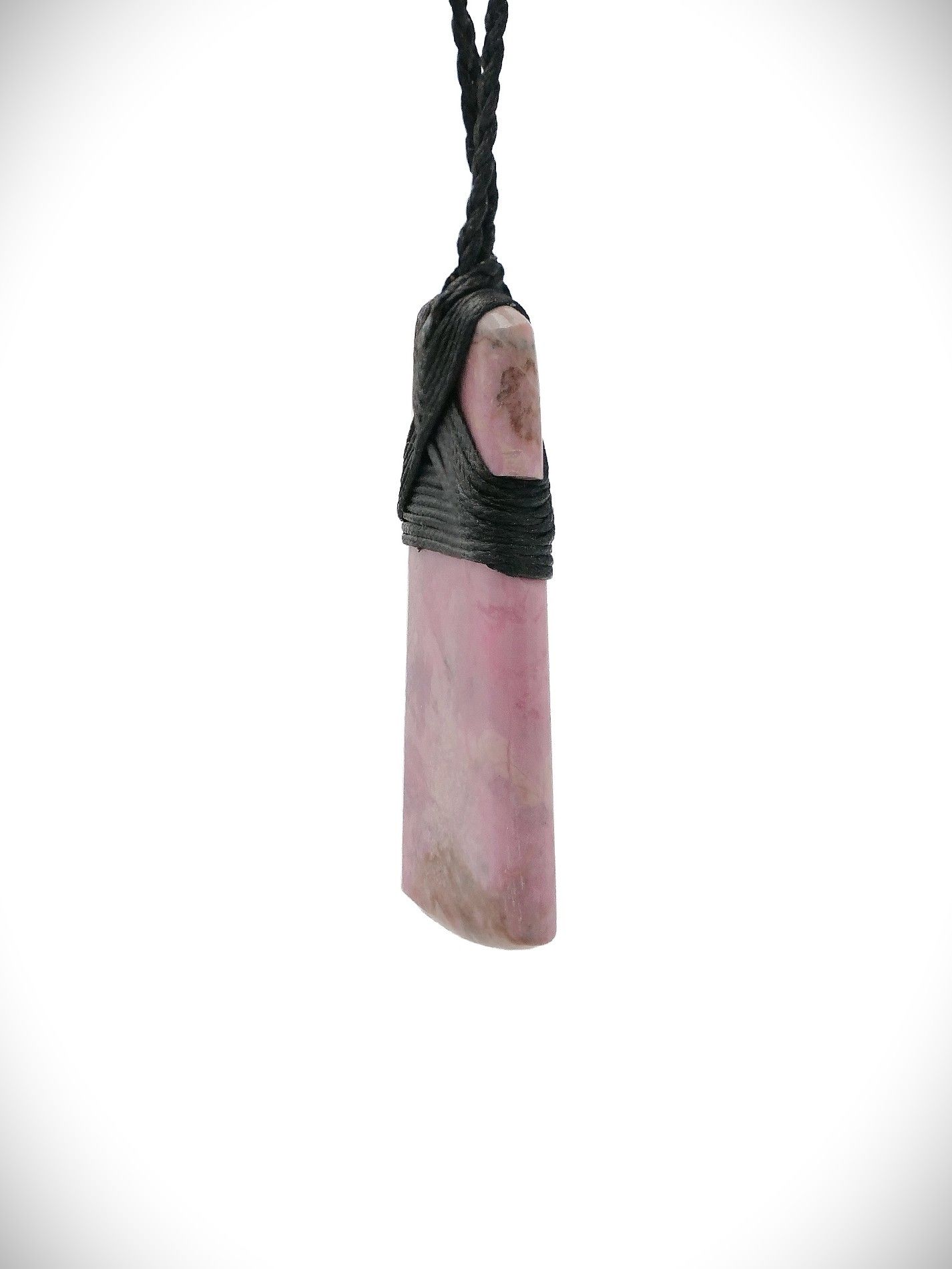 Moko Pounamu, Toki NZ Genuine Rhodonite Stone - Parore