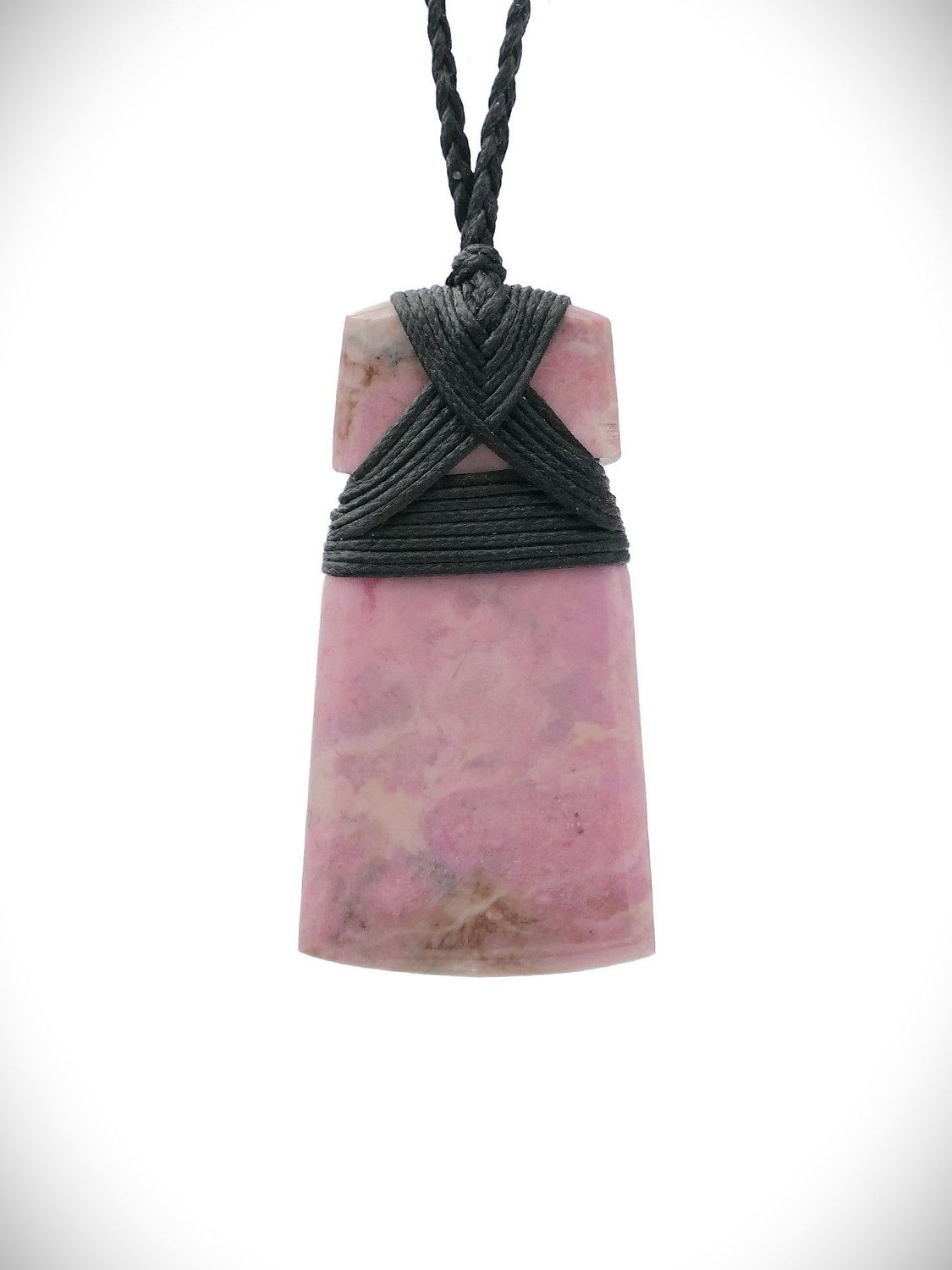 Moko Pounamu, Toki NZ Genuine Rhodonite Stone - Parore Moko Pounamu, Toki NZ Genuine Rhodonite Stone - Parore