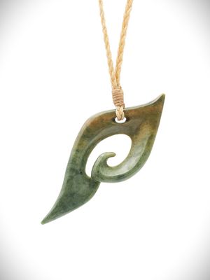 Moko Pounamu Koru NZ Genuine Raukaraka Greenstone - Hakitekura Moko Pounamu Koru NZ Genuine Raukaraka Greenstone - Hakitekura