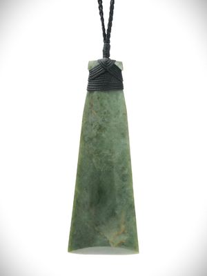 Moko Pounamu Toki NZ Genuine Auhunga Greenstone - Wainoni