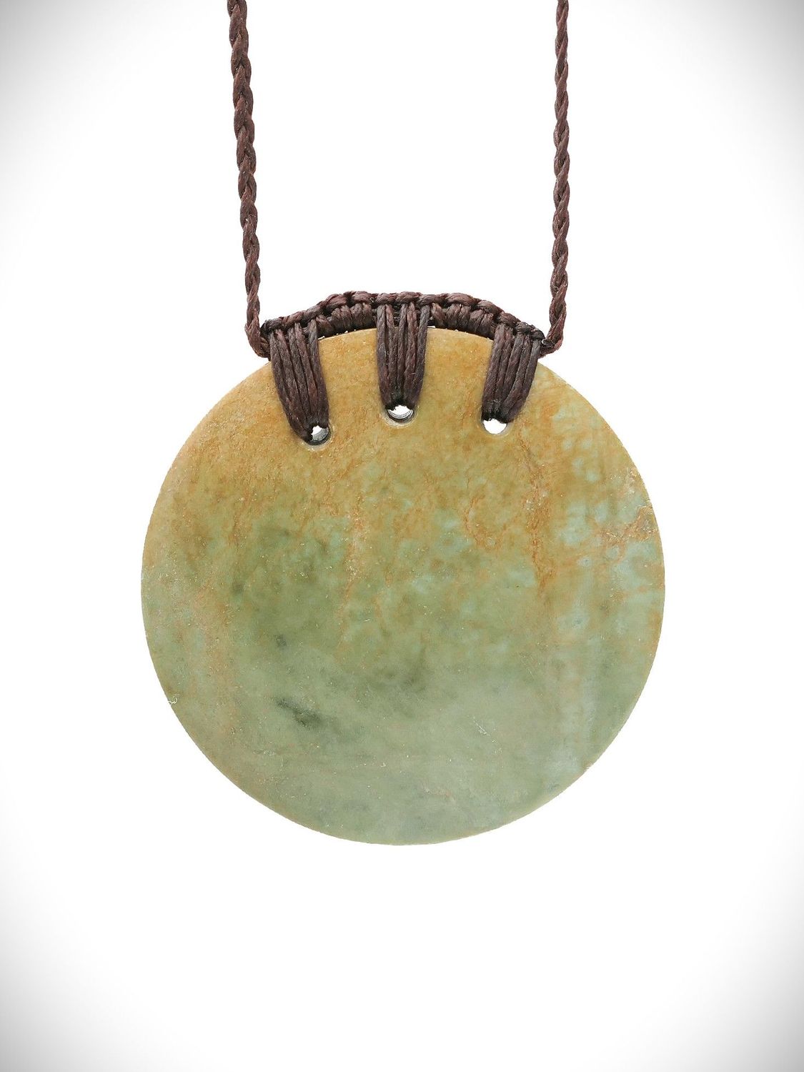 Moko Pounamu Porohita (Disc) NZ Genuine Raukaraka Greenstone - Kaipara Moko Pounamu Porohita (Disc) NZ Genuine Raukaraka Greenstone - Kaipara