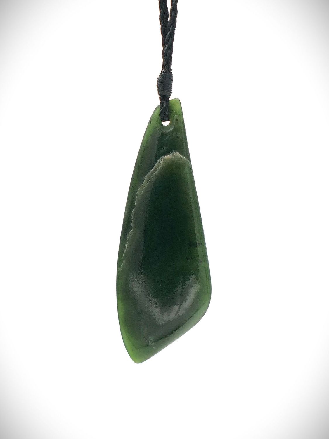 Moko Pounamu Roimata (Teardrop) NZ Genuine Kawakawa Greenstone - Motiti Moko Pounamu Roimata (Teardrop) NZ Genuine Kawakawa Greenstone - Motiti