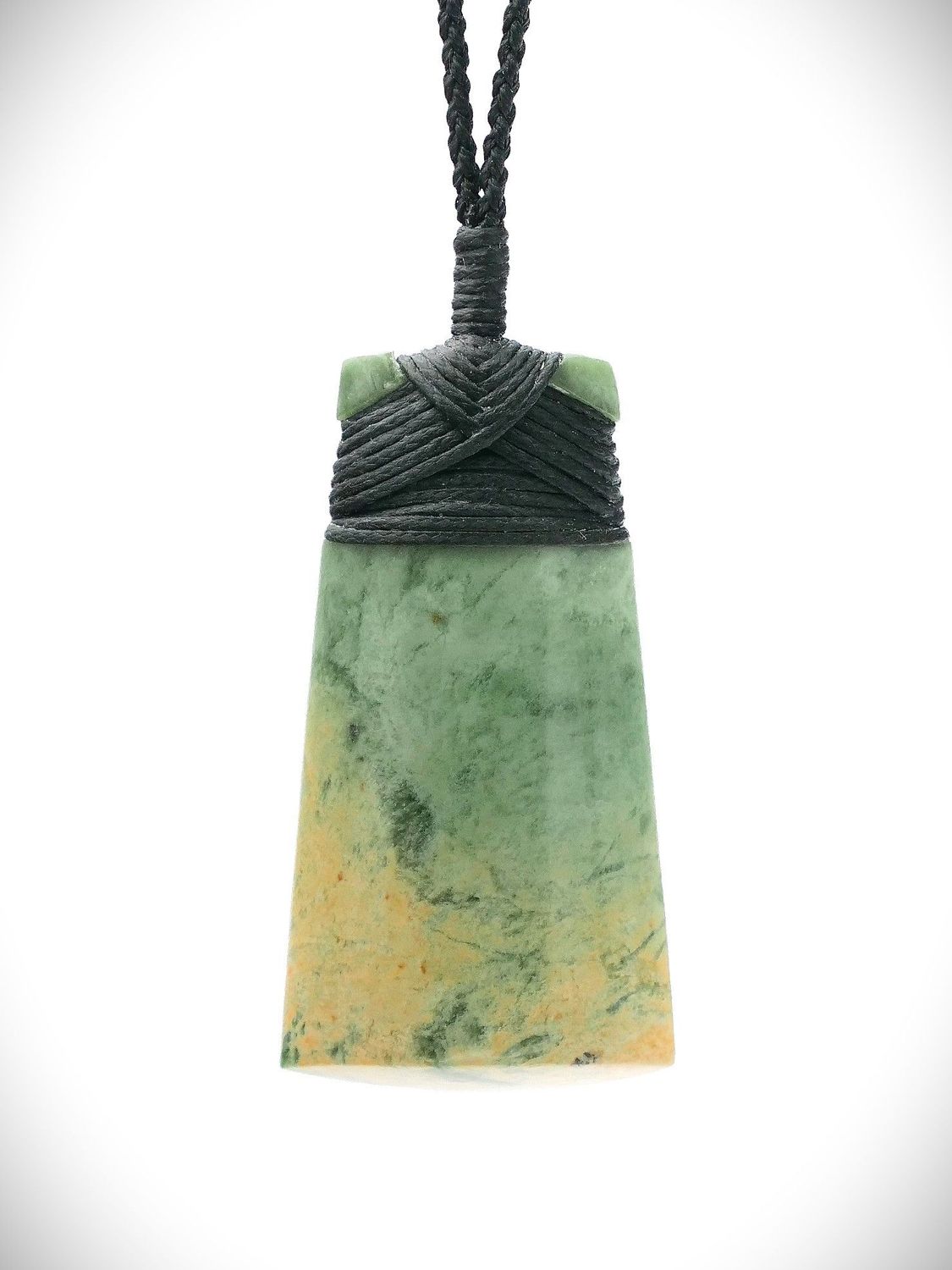 Moko Pounamu Toki Genuine NZ Marsden Flower Greenstone - Waingawa Moko Pounamu Toki Genuine NZ Marsden Flower Greenstone - Waingawa
