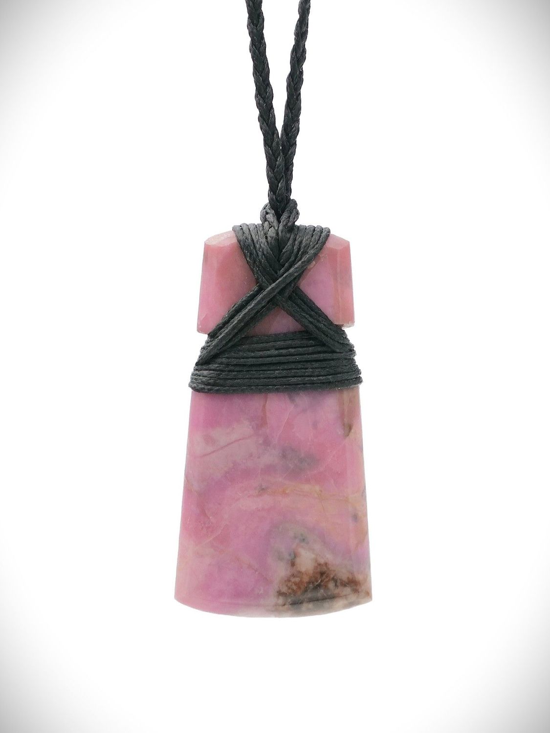 Moko Pounamu,   Toki NZ Genuine Rhodonite Stone - Hoanga