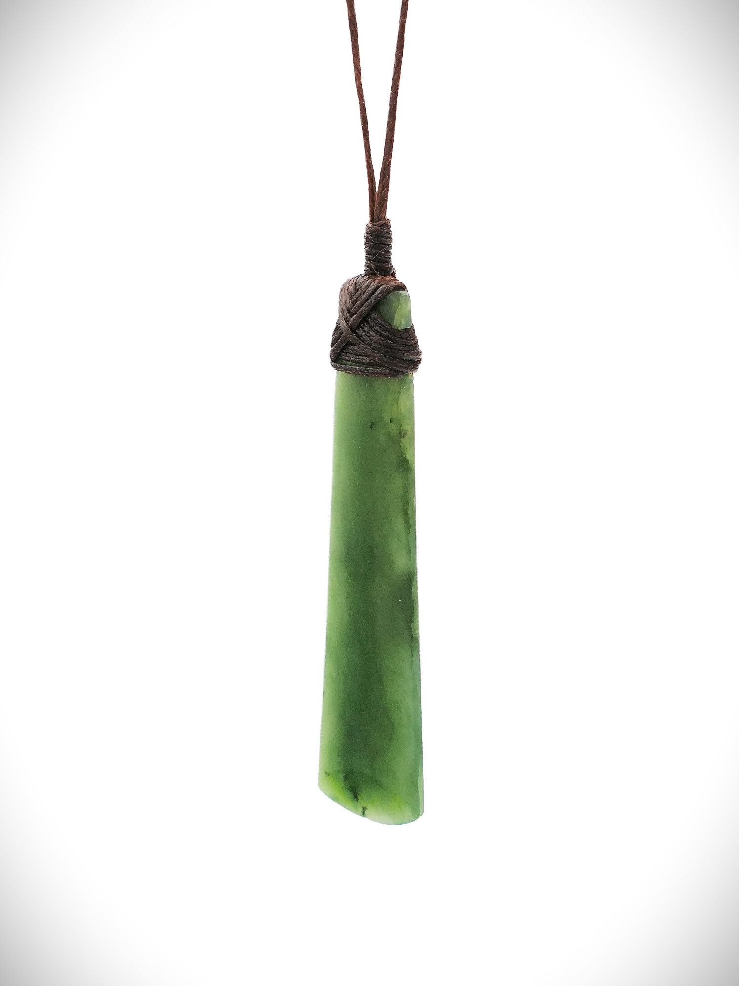 Moko Pounamu Toki Genuine NZ Kawakawa Greenstone - Paranui