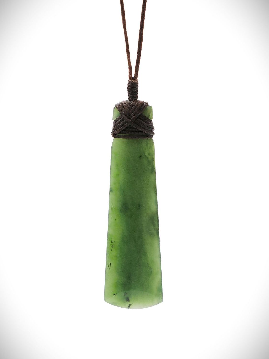 Moko Pounamu Toki Genuine NZ Kawakawa Greenstone - Paranui