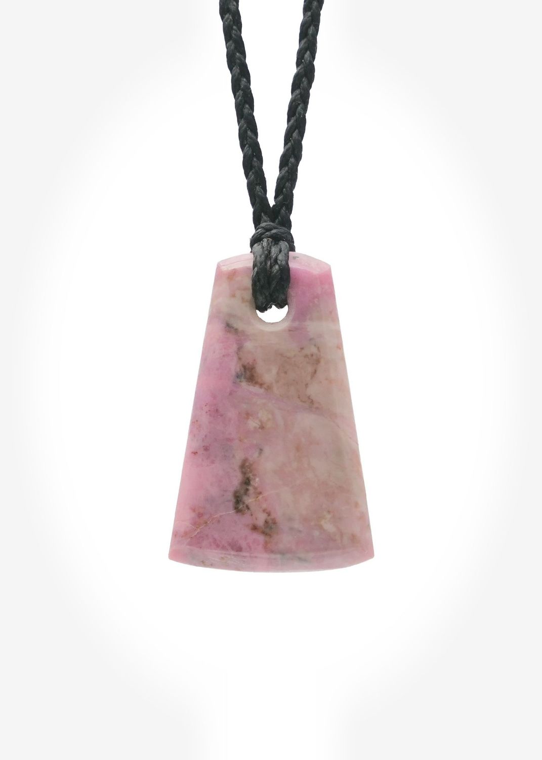 Moko Pounamu Kuru (Drop) NZ Genuine Rhodonite Stone - Ngunguru Moko Pounamu Kuru (Drop) NZ Genuine Rhodonite Stone - Ngunguru