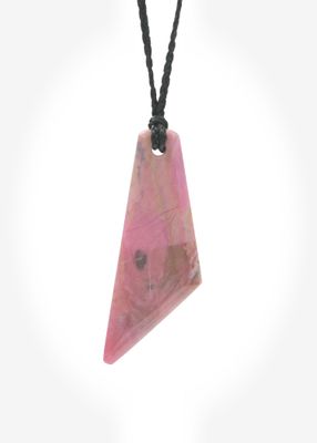 Moko Pounamu Kuru (Drop) NZ Genuine Rhodonite Stone - Ahipara Moko Pounamu Kuru (Drop) NZ Genuine Rhodonite Stone - Ahipara