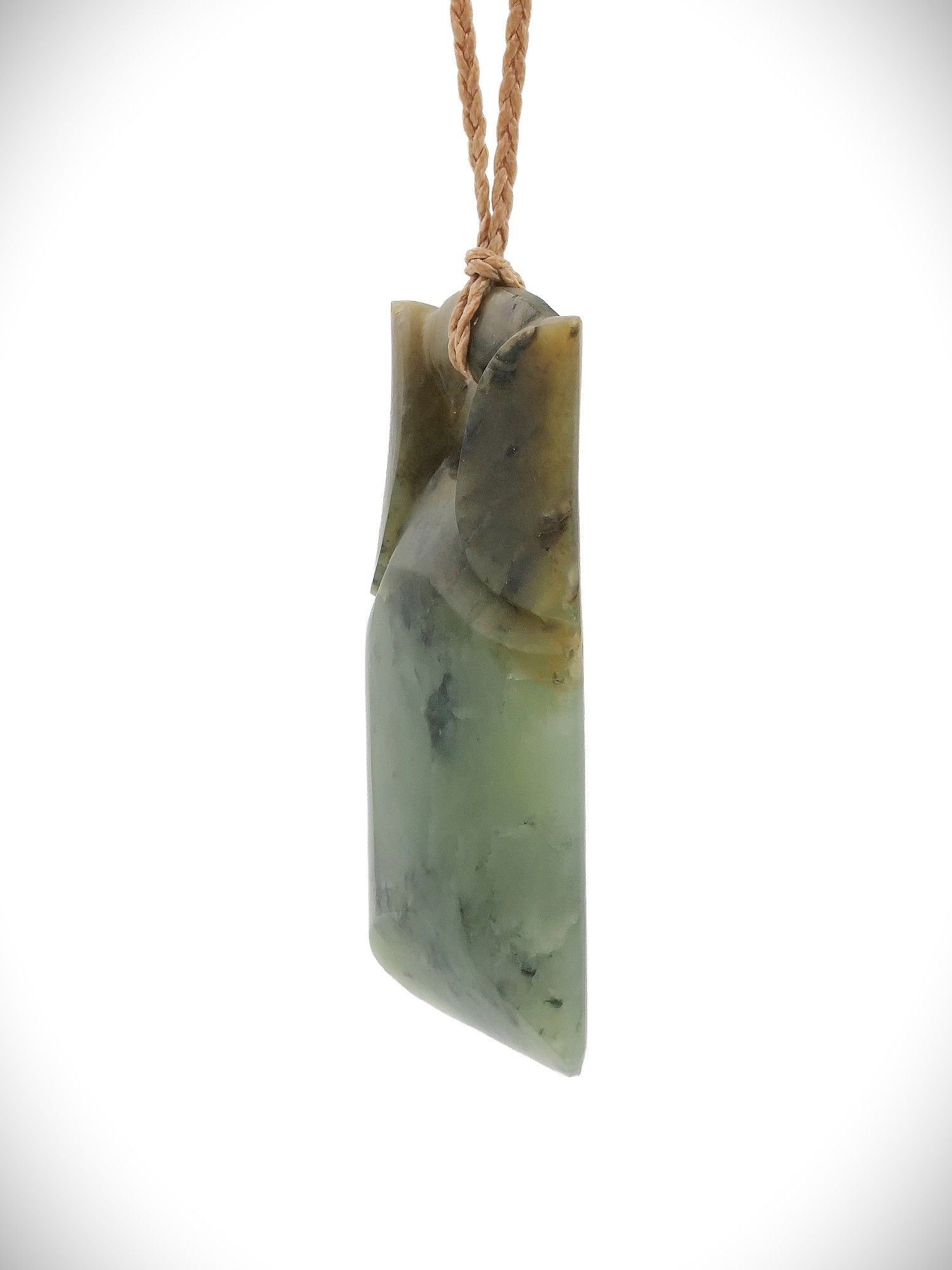 Moko Pounamu Toki NZ Genuine Hapopo Greenstone - Kirikiriroa