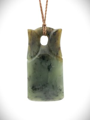 Moko Pounamu Toki NZ Genuine Hapopo Greenstone - Kirikiriroa Moko Pounamu Toki NZ Genuine Hapopo Greenstone - Kirikiriroa