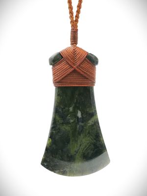 Moko Pounamu Toki Genuine NZ Douglas Creek Serpentinite Greenstone - Onuku Moko Pounamu Toki Genuine NZ Douglas Creek Serpentinite Greenstone - Onuku