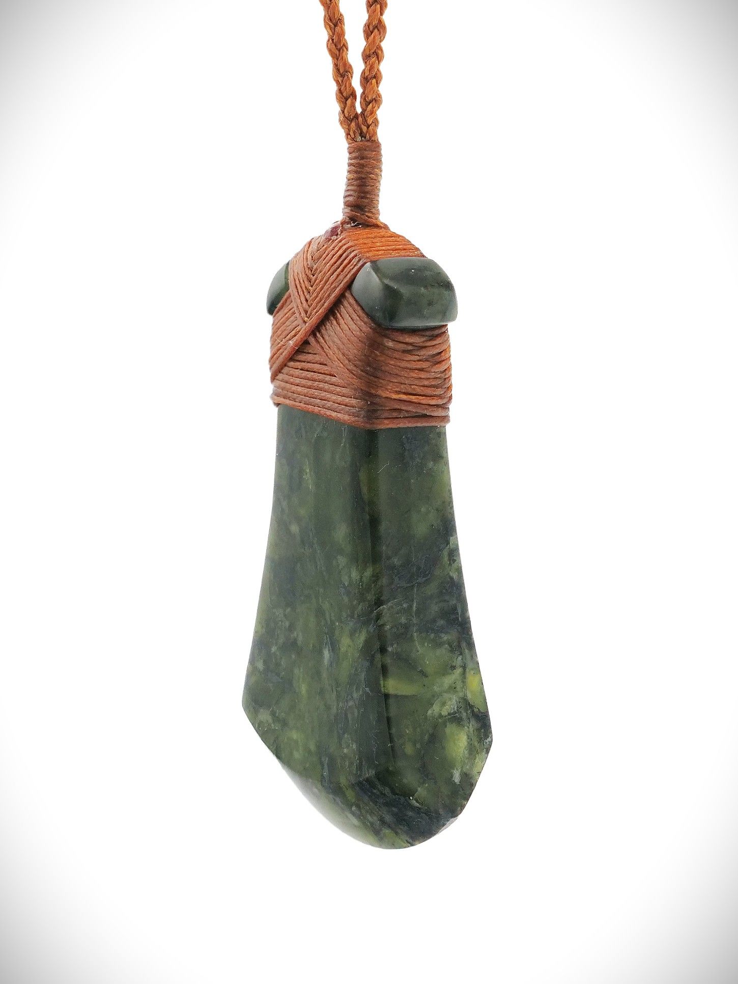 Moko Pounamu Toki Genuine NZ Douglas Creek Serpentinite Greenstone - Onuku
