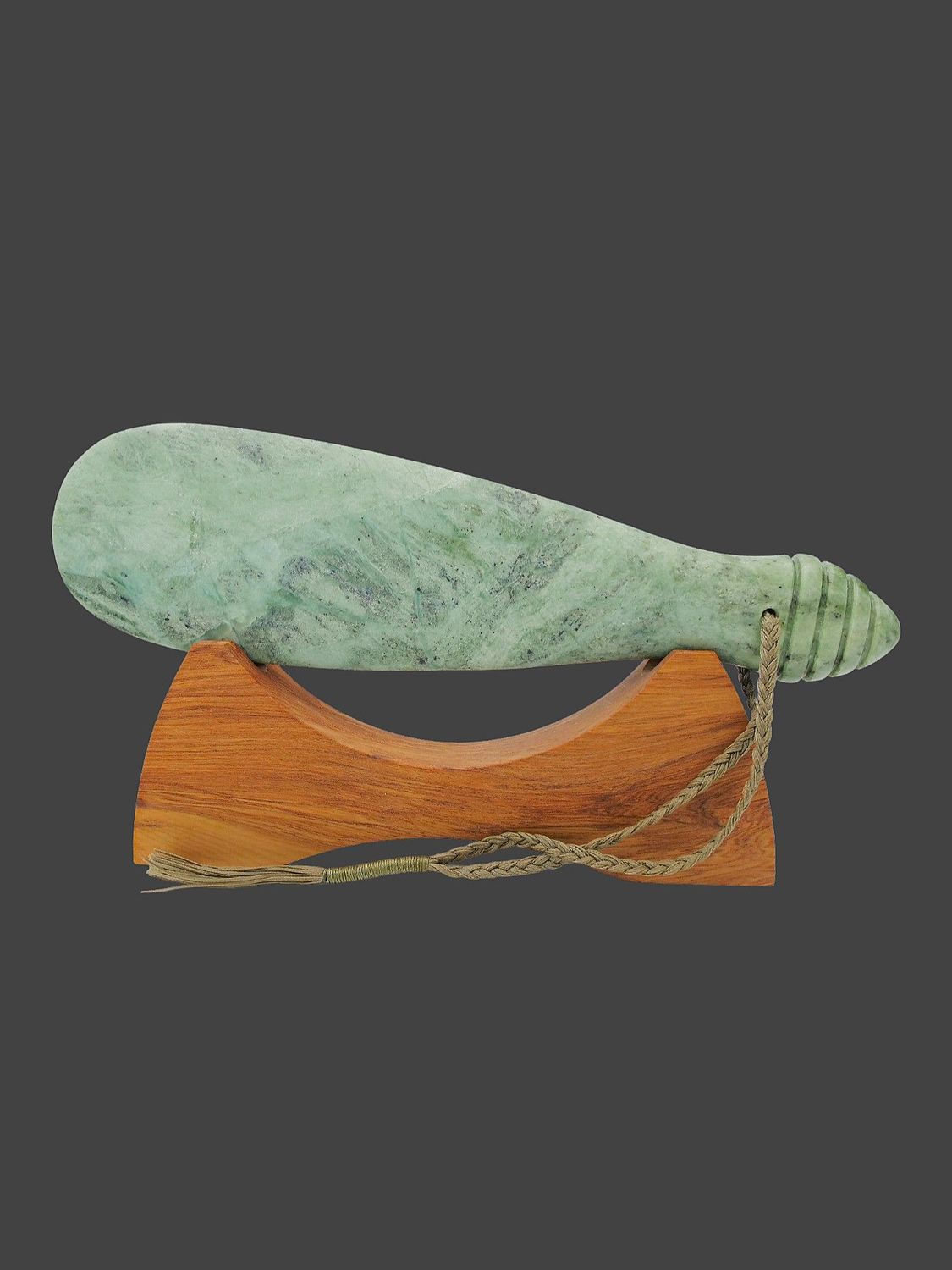 Moko Pounamu Mere NZ Genuine Auhunga Pounamu - Awakaponga