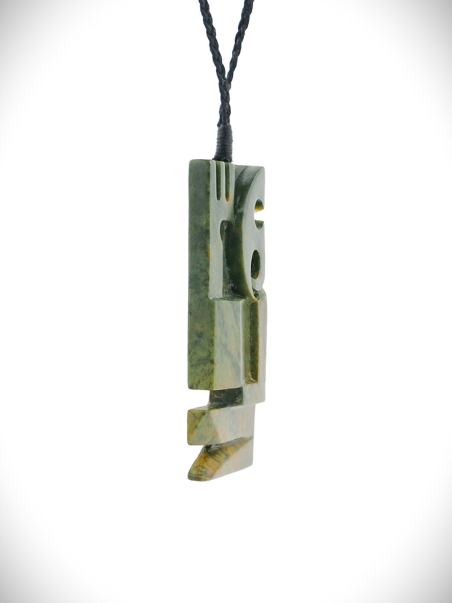 Moko Pounamu Manaia NZ Genuine Raukaraka Greenstone - Waitakaruru