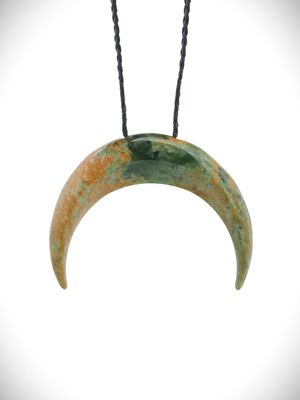 Moko Pounamu Marama Genuine NZ Kahurangi Flower Greenstone - Motupipi Moko Pounamu Marama Genuine NZ Kahurangi Flower Greenstone - Motupipi