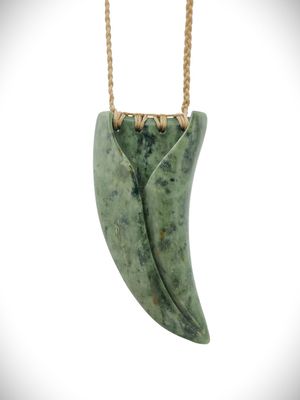 Moko Pounamu Rei Niho NZ Genuine Kokopu Greenstone - Waipiata Moko Pounamu Rei Niho NZ Genuine Kokopu Greenstone - Waipiata