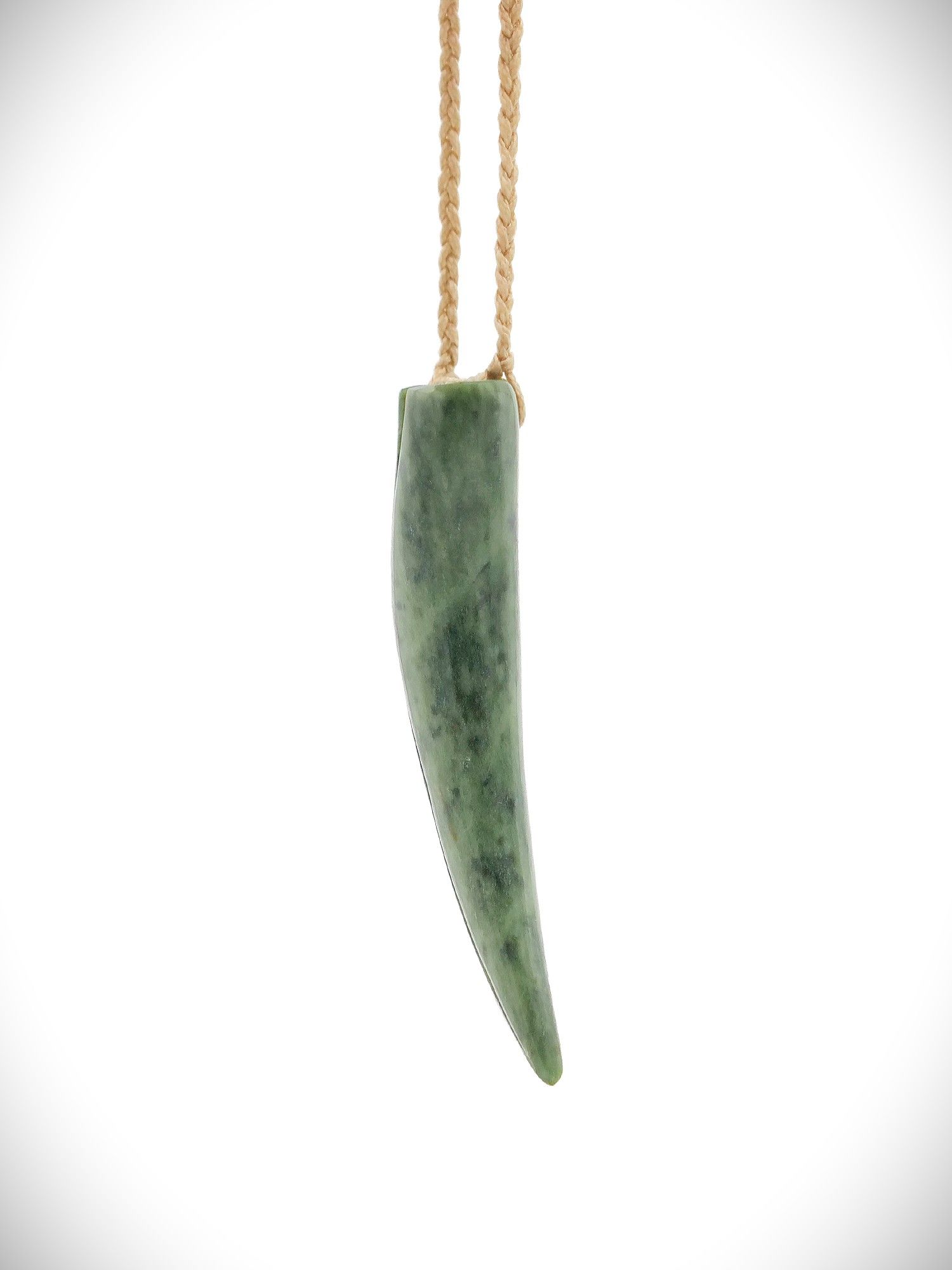 Moko Pounamu Rei Niho NZ Genuine Kokopu Greenstone - Waipiata