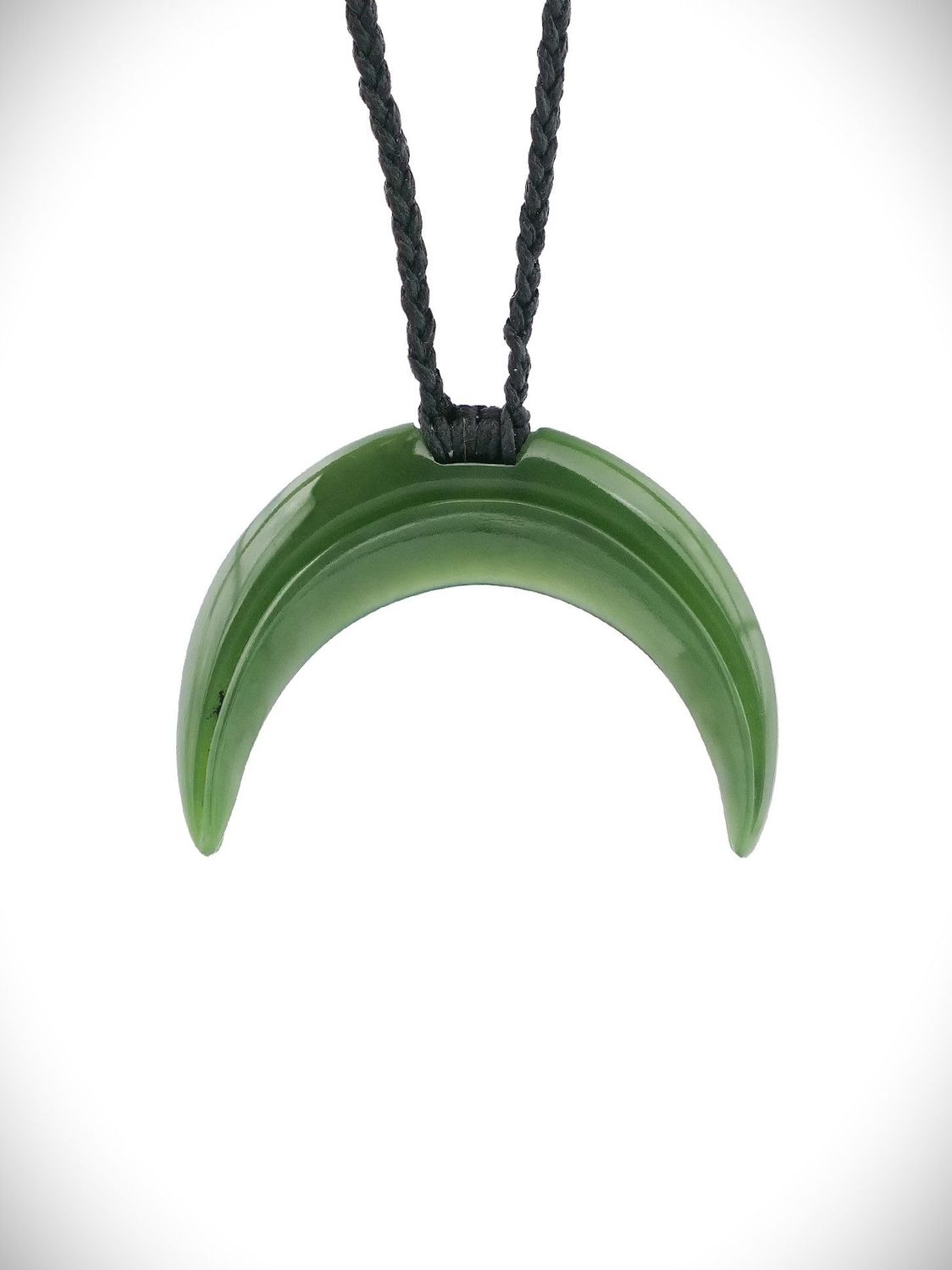 Moko Pounamu Marama Genuine NZ Kahurangi Greenstone - Kuataika