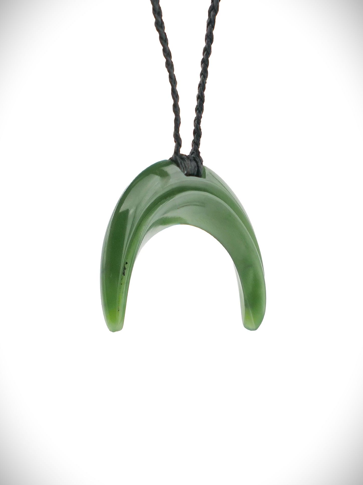 Moko Pounamu Marama Genuine NZ Kahurangi Greenstone - Kuataika