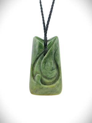 Moko Pounamu Toki NZ Genuine Auhunga Greenstone - Ranui