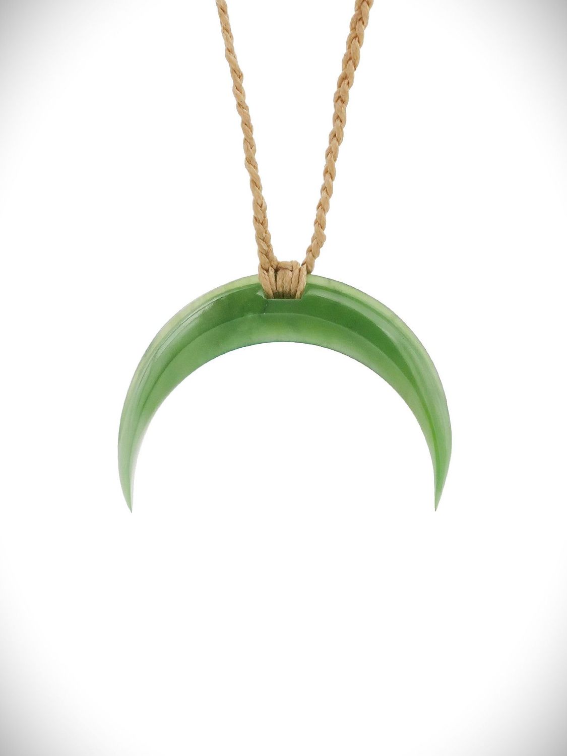 Moko Pounamu Marama Genuine NZ Kahurangi Greenstone - Anawhata
