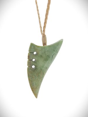 Moko Pounamu Rei Niho NZ Genuine Raukaraka Greenstone - Hatuma Moko Pounamu Rei Niho NZ Genuine Raukaraka Greenstone - Hatuma