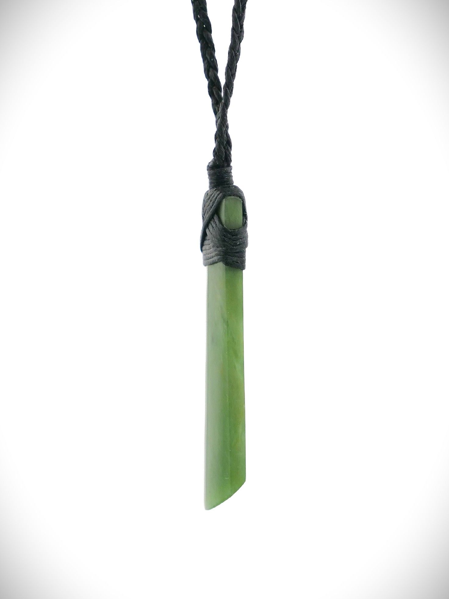 Moko Pounamu Toki NZ Genuine Kahurangi Flower Greenstone - Matokitoki
