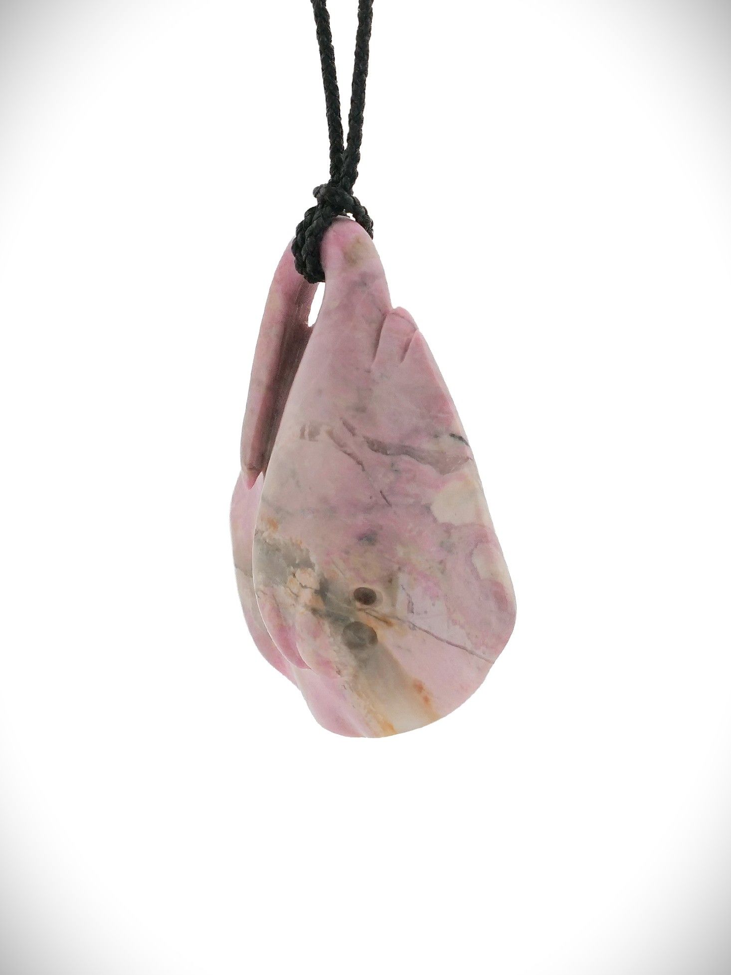 Moko Pounamu Te Whai Rahi (Manta Ray) Genuine NZ Rhodonite - Waitemata