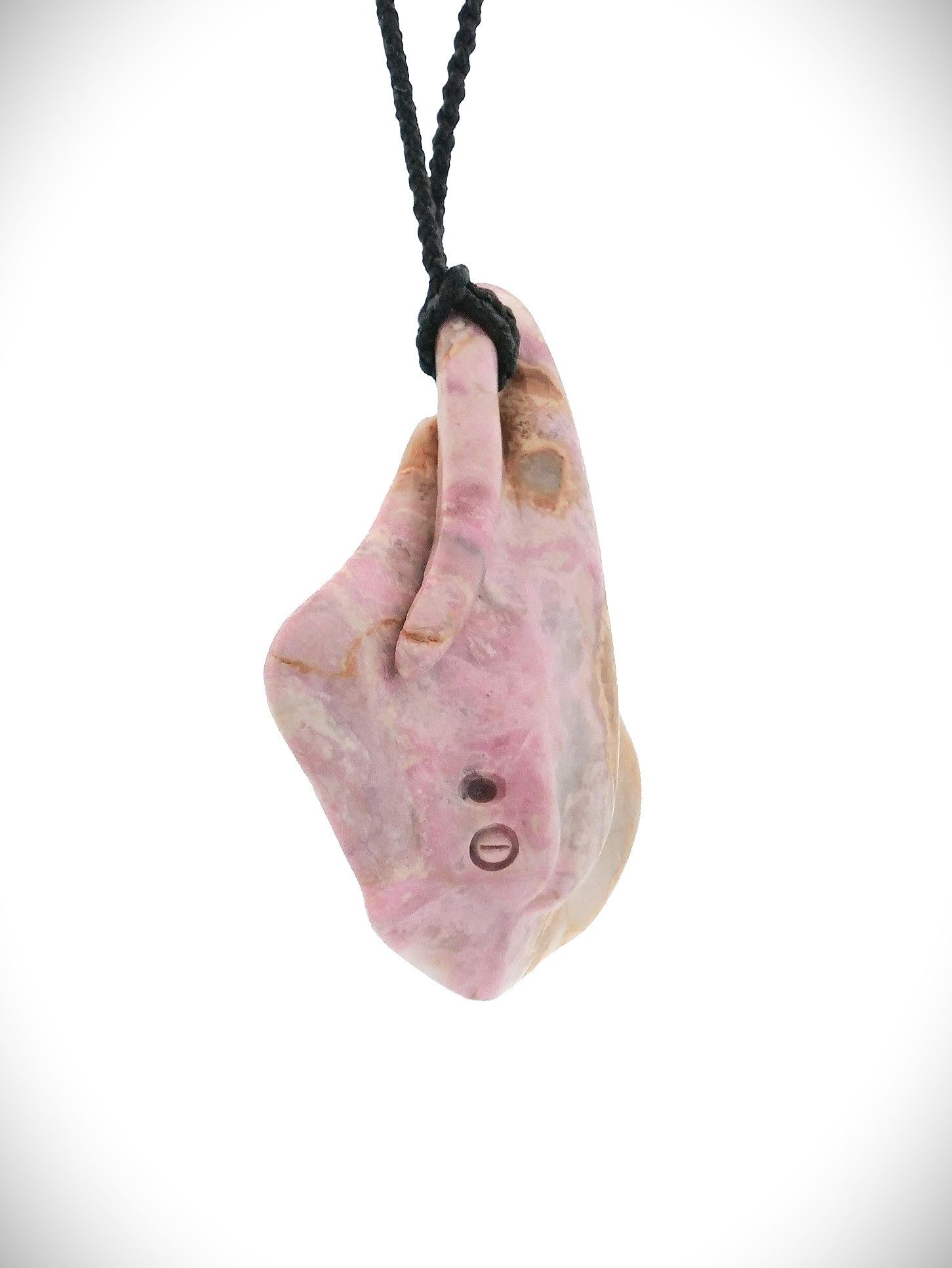 Moko Pounamu Te Whai Rahi (Manta Ray) Genuine NZ Rhodonite - Whangapararoa