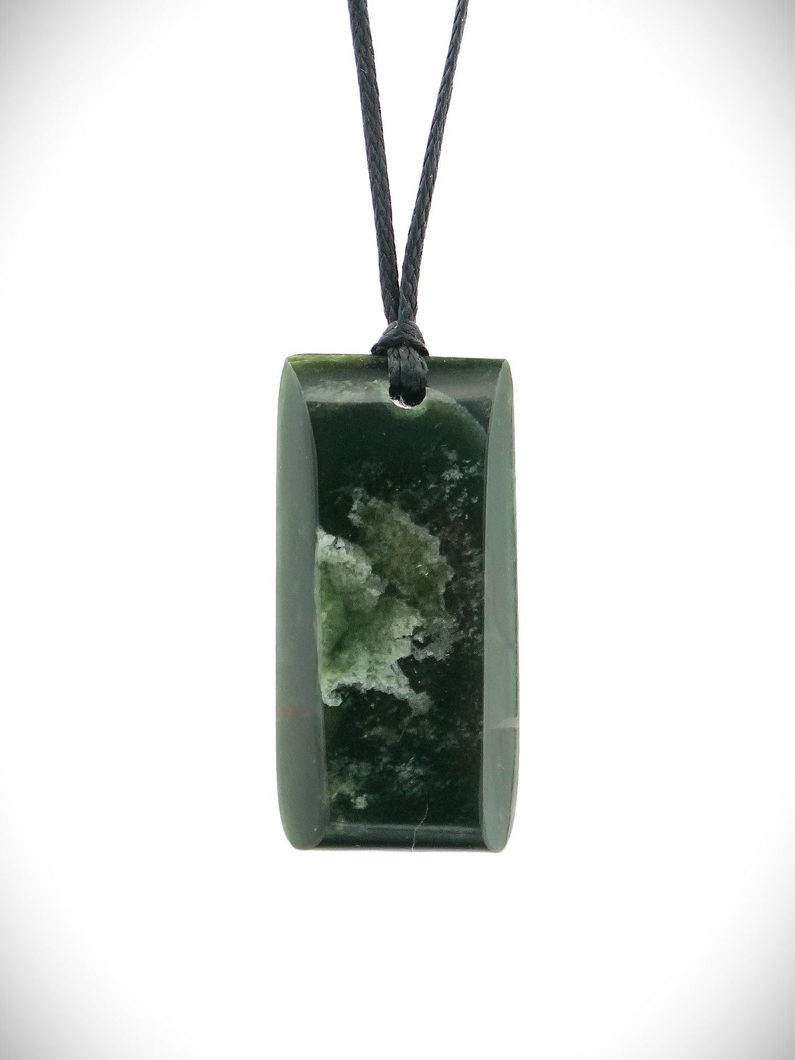 Moko Pounamu Kuru Drop NZ Genuine Kawakawa Flower Greenstone - Te Kao Moko Pounamu Kuru Drop NZ Genuine Kawakawa Flower Greenstone - Te Kao