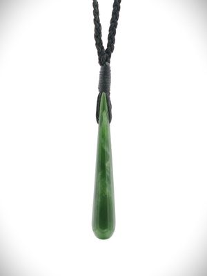 Moko Pounamu Roimata NZ Genuine Kahurangi Greenstone - Tauwhareparae Moko Pounamu Roimata NZ Genuine Kahurangi Greenstone - Tauwhareparae