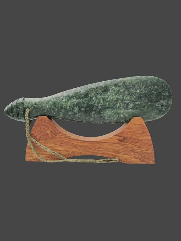 Moko Pounamu Mere NZ Genuine Kahotea Pounamu - Anawhata Moko Pounamu Mere NZ Genuine Kahotea Pounamu - Anawhata