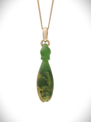 Moko Pounamu Kowhai Flower Genuine NZ Kahurangi Flower Greenstone - Tuakau