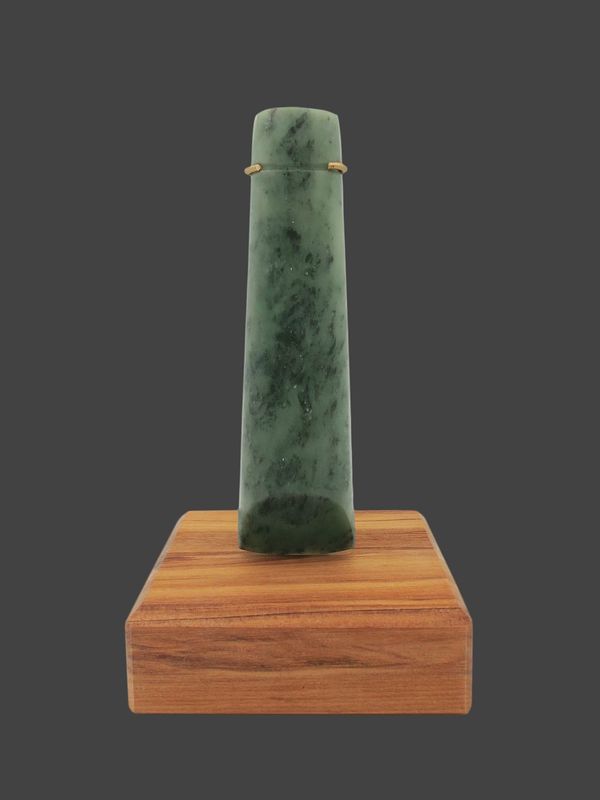 Moko Pounamu Toki NZ Genuine Hapopo Greenstone - Patumahoe
