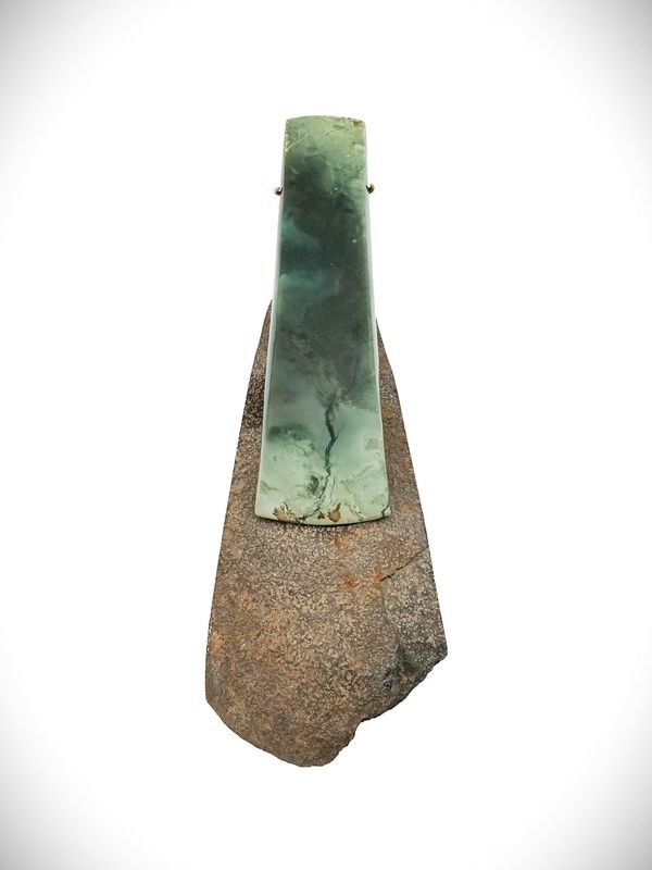 Moko Pounamu Toki NZ Genuine Inanga Greenstone - Patuki Moko Pounamu Toki NZ Genuine Inanga Greenstone - Patuki