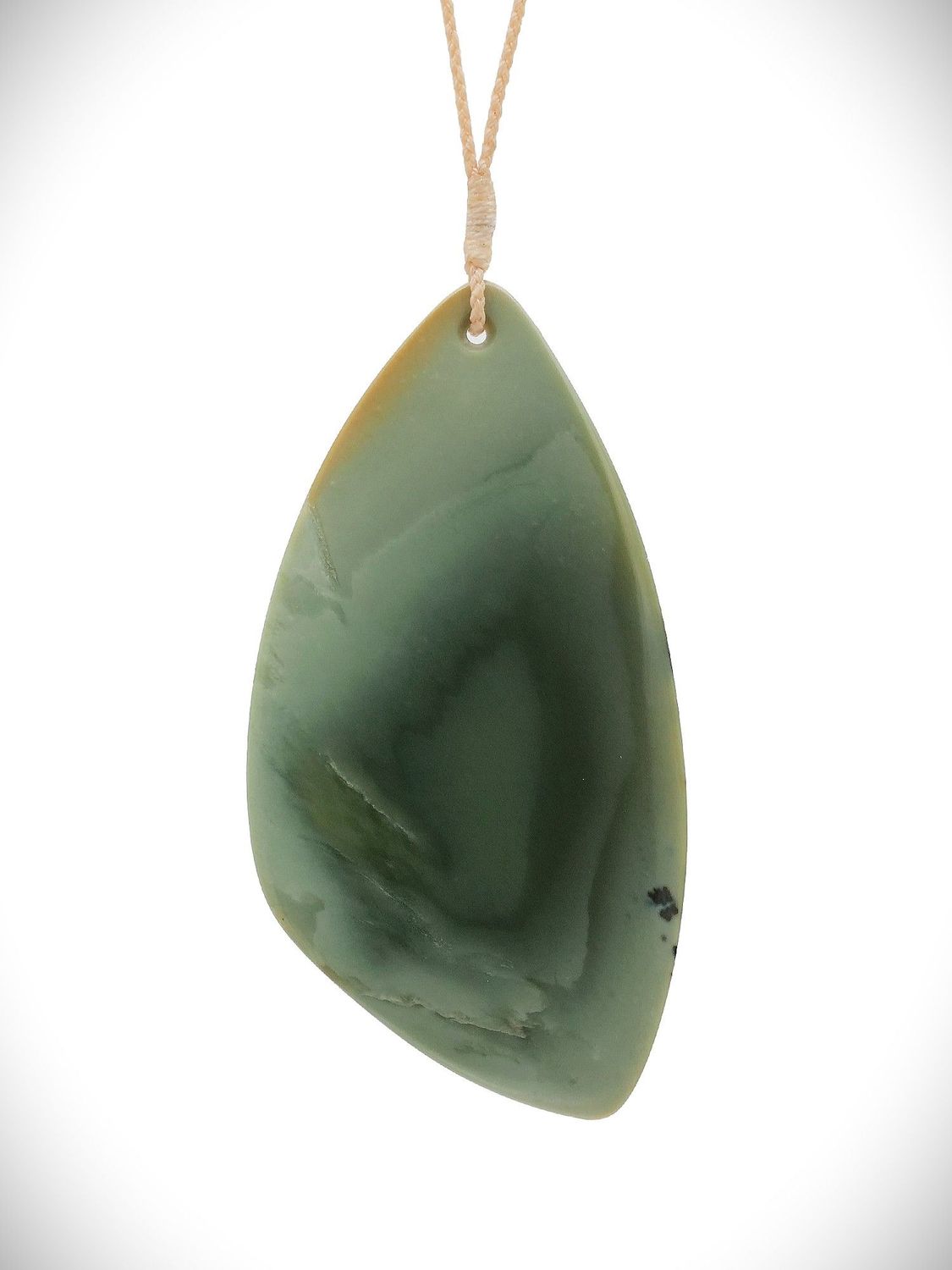 Moko Pounamu Roimata (Teardrop) NZ Genuine Inanga Greenstone - Tamatea Moko Pounamu Roimata (Teardrop) NZ Genuine Inanga Greenstone - Tamatea