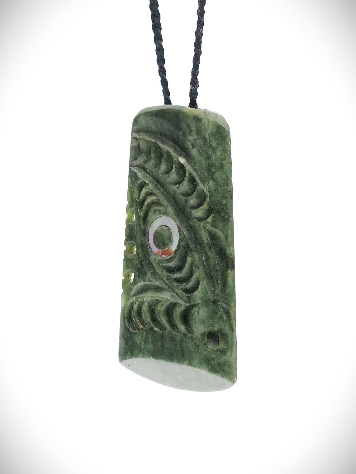 Moko Pounamu Toki NZ Genuine Kawakawa Greenstone - Paerata