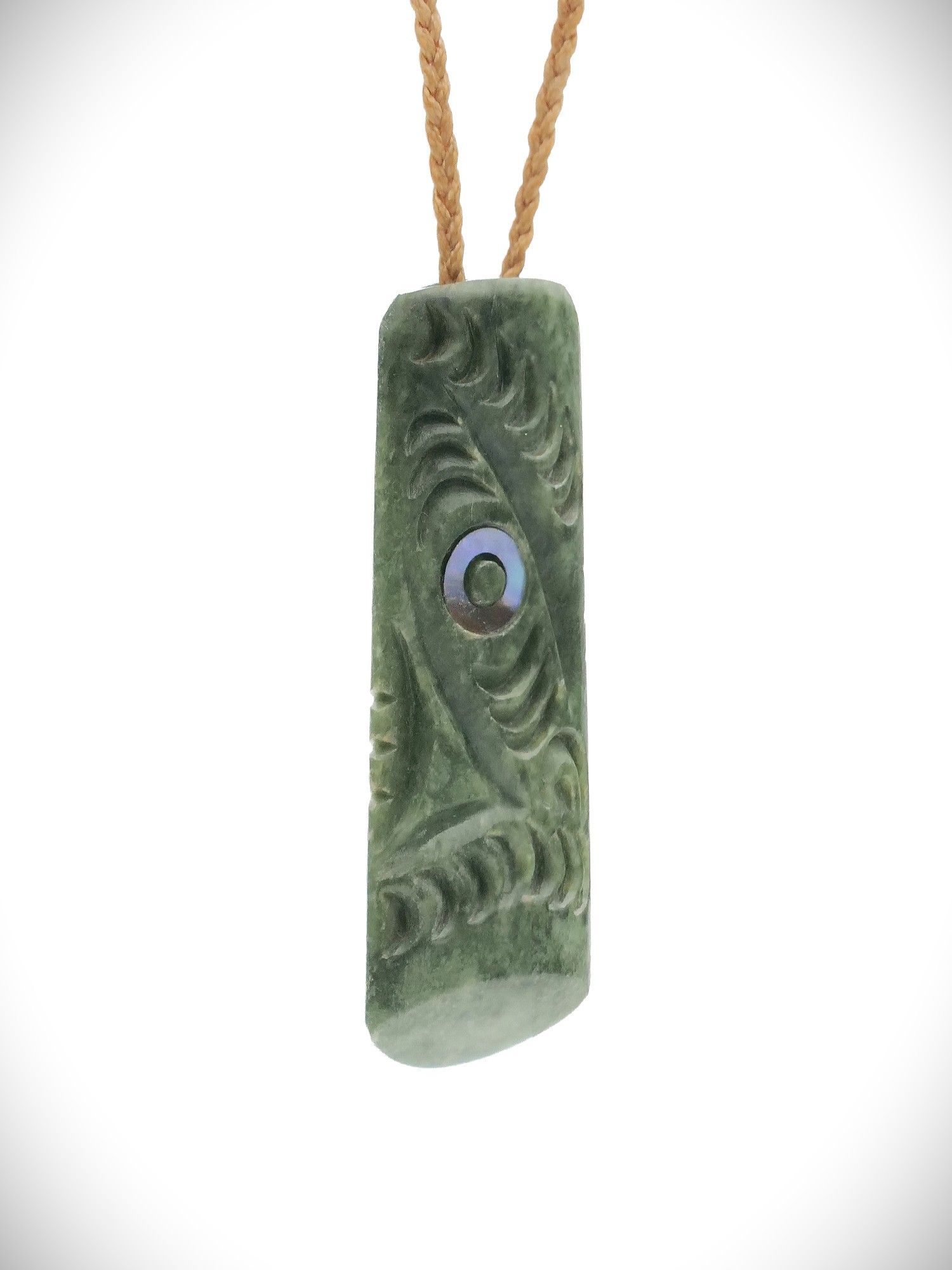 Moko Pounamu Toki NZ Genuine Auhunga Greenstone - Ararimu