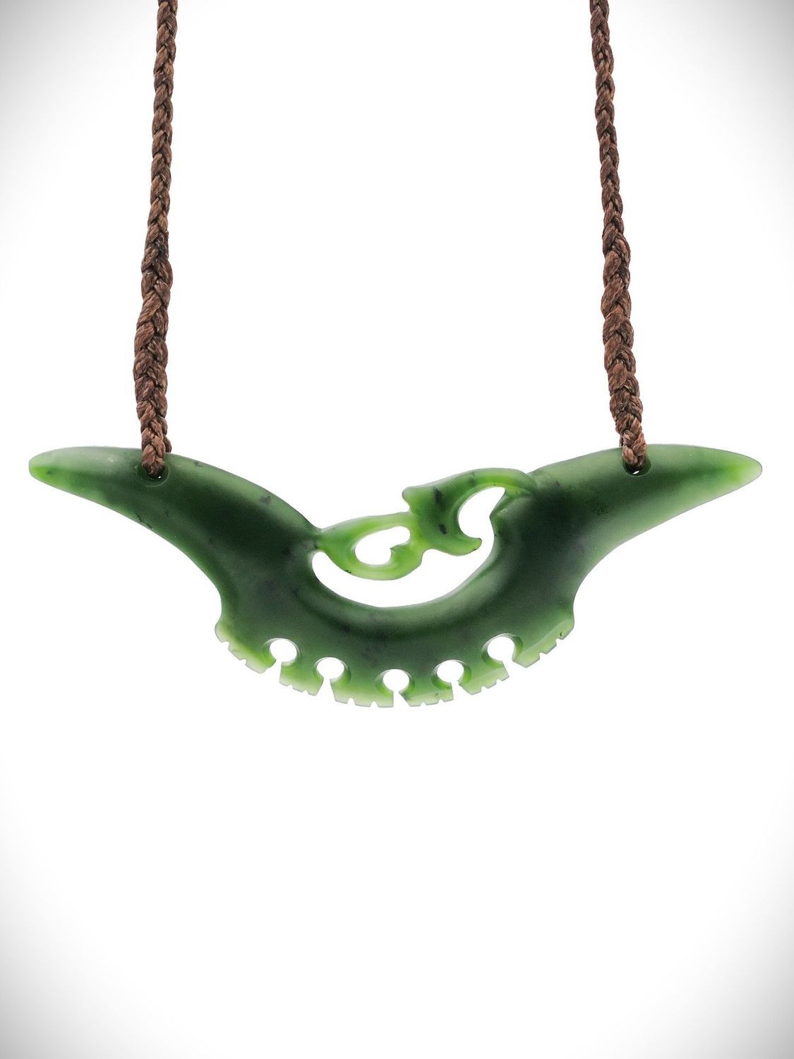 Moko Pounamu Kouma (Breastplate) NZ Genuine Kawakawa Greenstone - Mangatangi Moko Pounamu Kouma (Breastplate) NZ Genuine Kawakawa Greenstone - Mangatangi