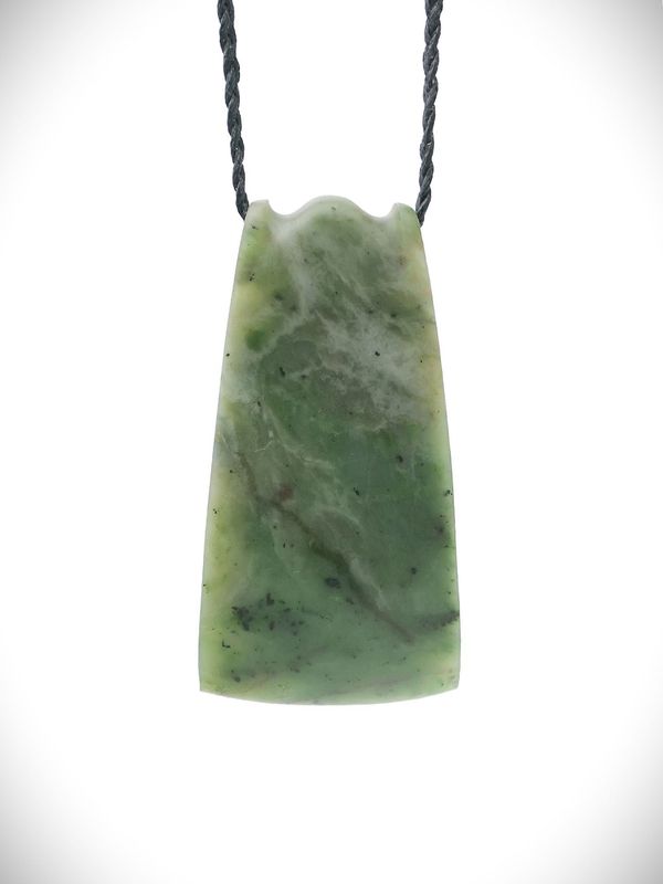 Moko Pounamu Toki NZ Genuine Kahotea Greenstone - Matahuru