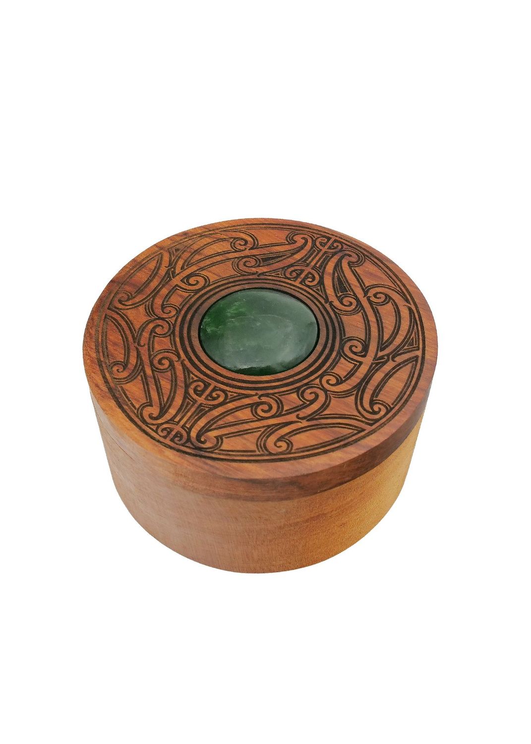 Moko Pounamu Wakahuia (Treasure box) Genuine NZ Kawakawa Greenstone & Rimu - Kirikiriroa Moko Pounamu Wakahuia (Treasure box) Genuine NZ Kawakawa Greenstone & Rimu - Kirikiriroa