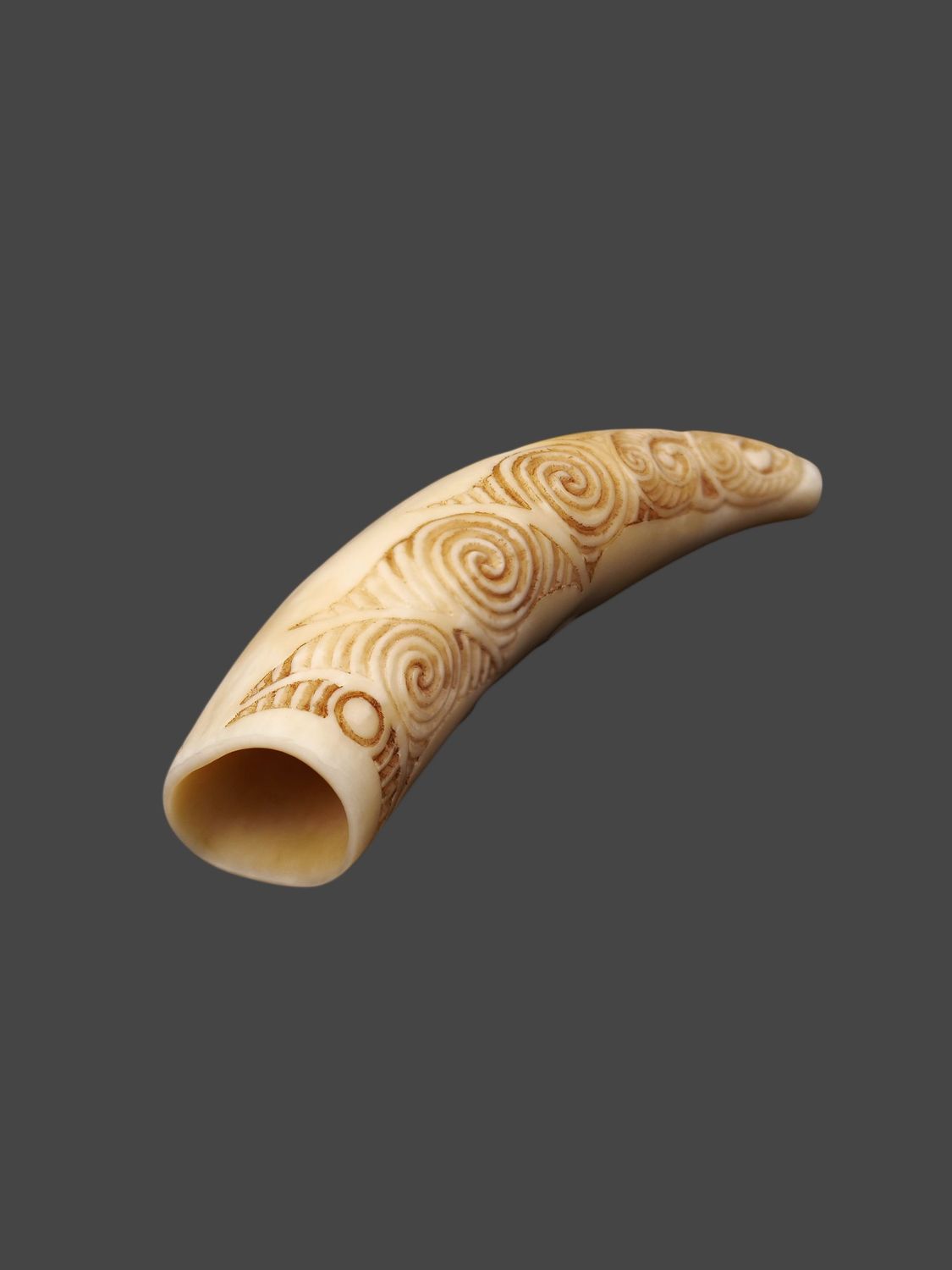 Moko Pounamu Nguru Flute Whale Tooth Rei Puta Genuine Whale Bone - Ngahere Moko Pounamu Nguru Flute Whale Tooth Rei Puta Genuine Whale Bone - Ngahere