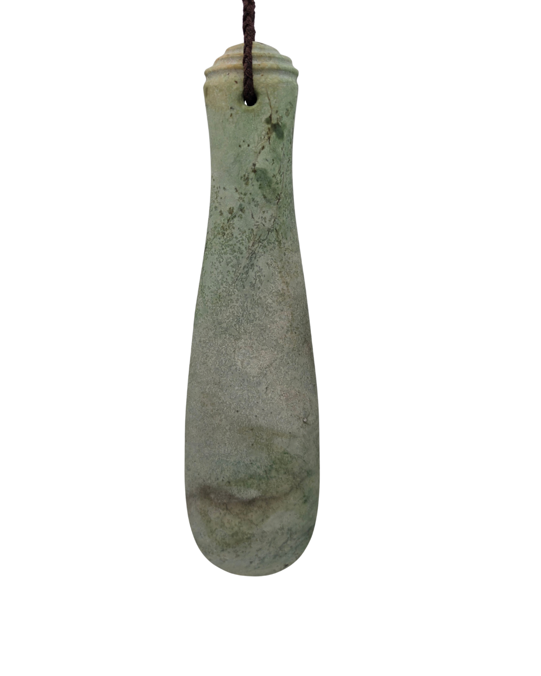 Moko Pounamu Hei Mere NZ Genuine Kokopu Greenstone - Tieke