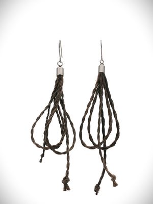 Moko Pounamu NZ Genuine Muka Earrings - Waipipi Moko Pounamu NZ Genuine Muka Earrings - Waipipi