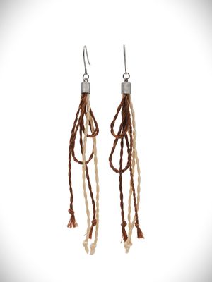 Moko Pounamu NZ Genuine Muka Earrings - Karaka