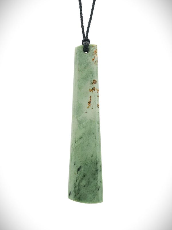 Moko Pounamu Kuru NZ Genuine Auhunga Kokopu Greenstone - Kotuku