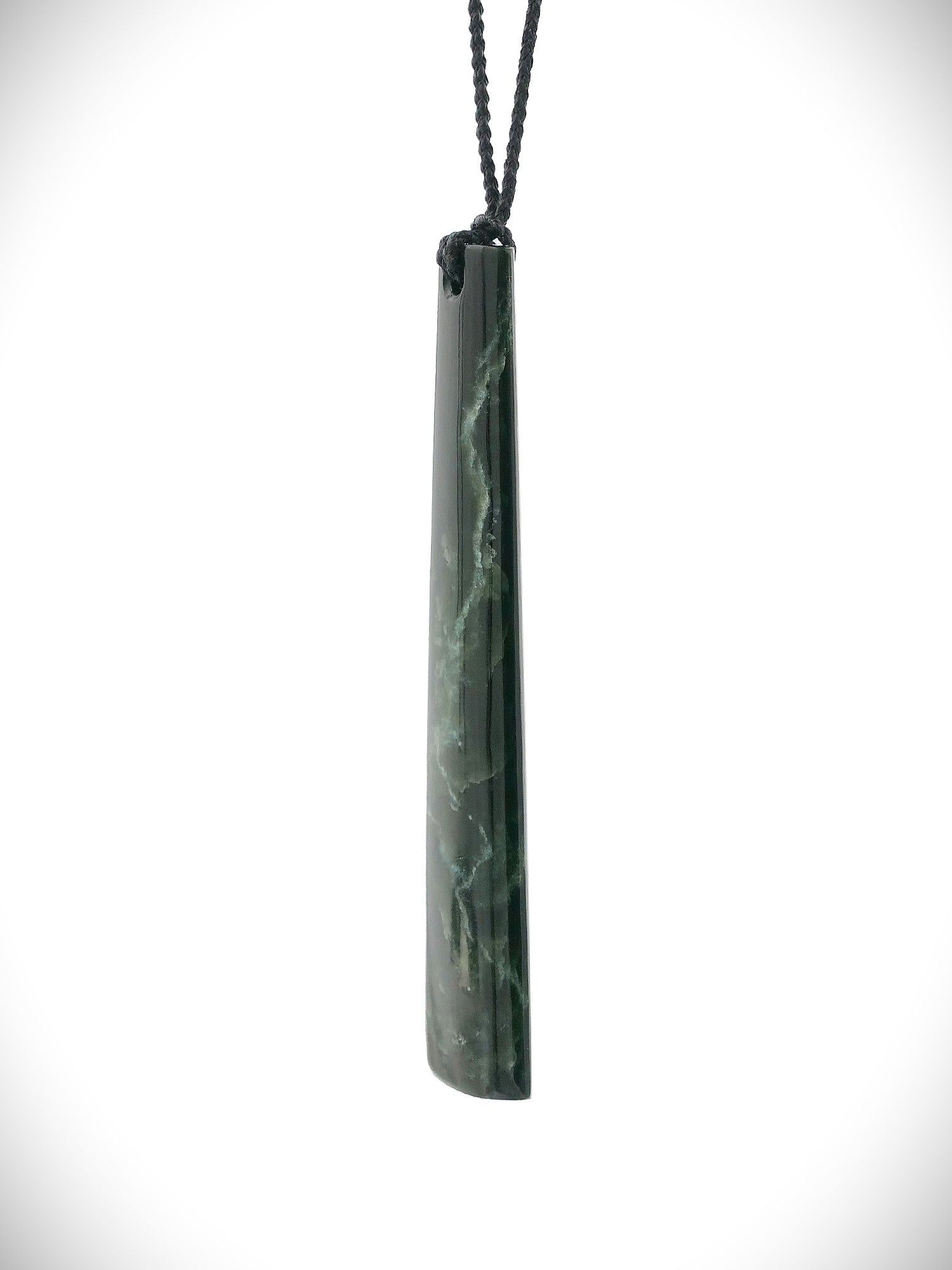 Moko Pounamu Kuru NZ Genuine Kawakawa Greenstone - Taieri